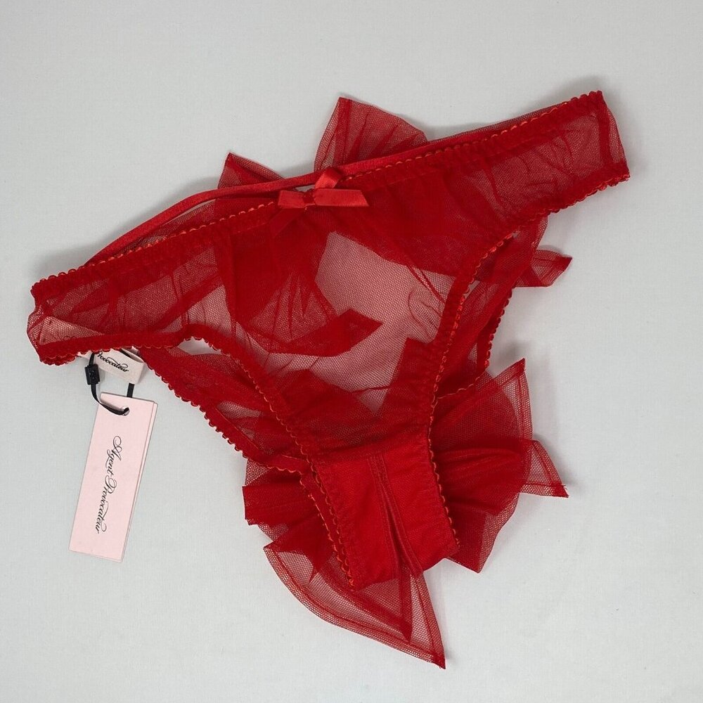 Agent Provocateur Danika Red Ouvert Brief NWT